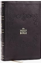 NKJV Bible: Personal Size Giant Print, Black Leathersoft