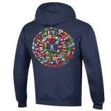 B - Champion, Powerblend Fleece Hoodie, Marine Navy