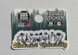 2" Andrews University Pastel Script Rugged Sticker