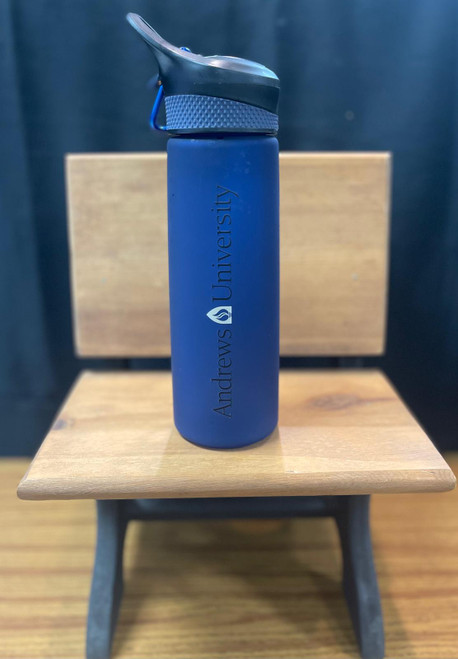 Frosted Sport Bottle - Navy