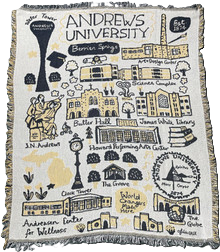 JG USA Tapestry Blanket - AU Campus Art