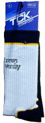 TCK Socks - Core 2 Crew - White  - AU