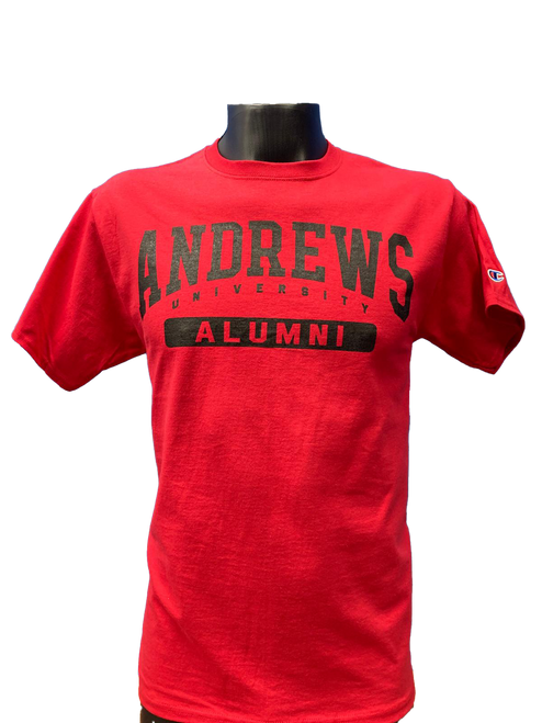 B - Champion, T-shirt, Red -  Andrews University with Alumni