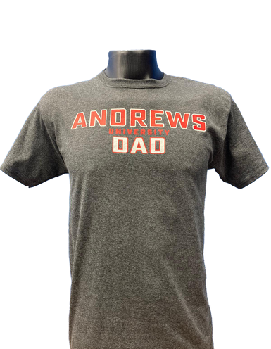 B - Champion, T-shirt Charcoal - Andrews University with DAD