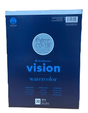 B - Vision Watercolor Pad 9x12 30 sheet