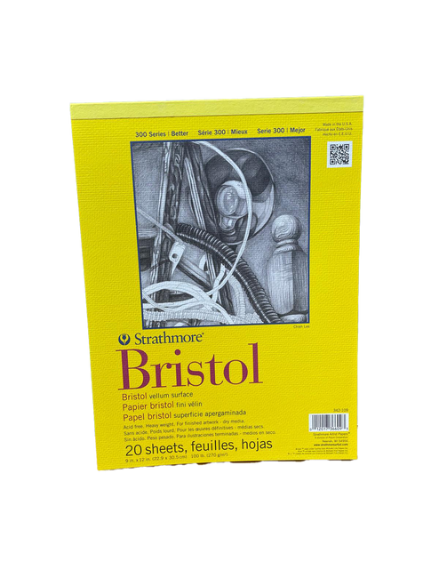 B - Bristol Vellum Surface pad  11X14 20 sheets