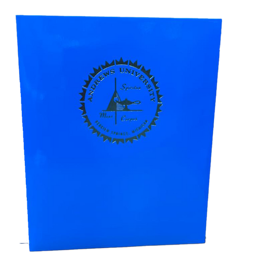 B - Folder Laminated - Ocean Blu T Twin Pocket