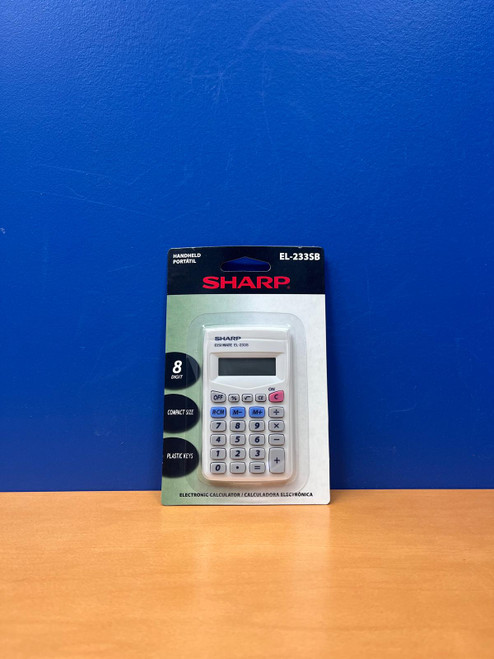B - Sharp Pocket Calculator 8dgt