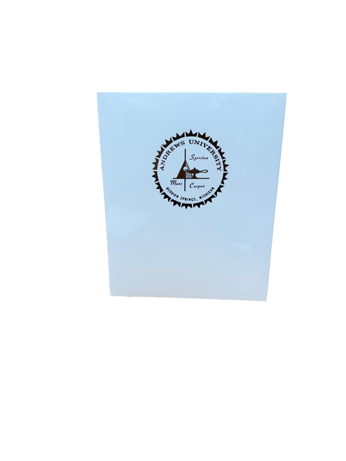 B - Folder Laminated - White Twin Pocket -AU Seal - 63494