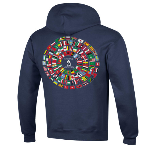 Champion - Powerblend Fleece Hood Marine Navy - Change the World