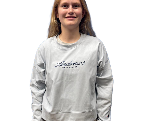 Champion - Women's Sueded Crew Silver Spotlight