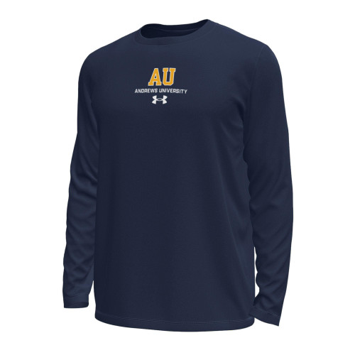 Under Armour -  F25 Men's Tech Stretch Long Sleeve Midnight Blue