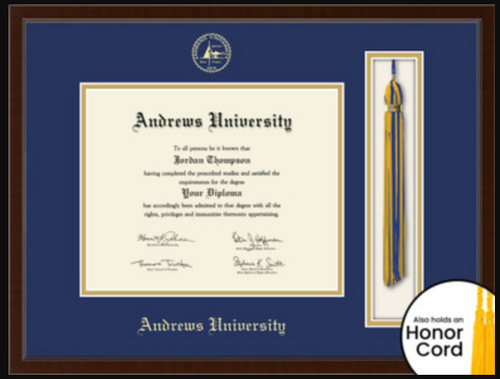 Framing Success, Diploma Frame w/Tassel Cutout AU  Windsor Moulding