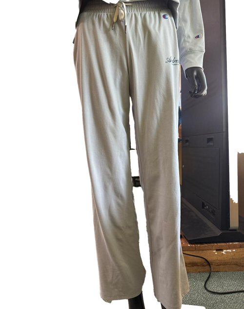 Champion - Women's Sueded Soft Touch Wide Leg Pant Silver