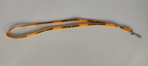 Lanyard, 3/8" w/Hook - Yellow Gold - Andrews University