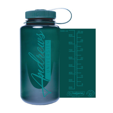Nalgene, 32 Oz - Andrews University - Wide Mouth Bottle - Jade