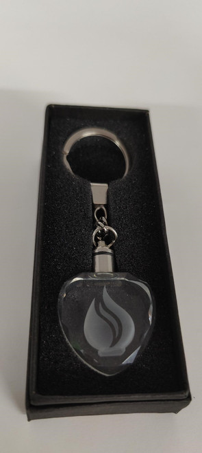 AU, Keychain - Heart shape with Flogo