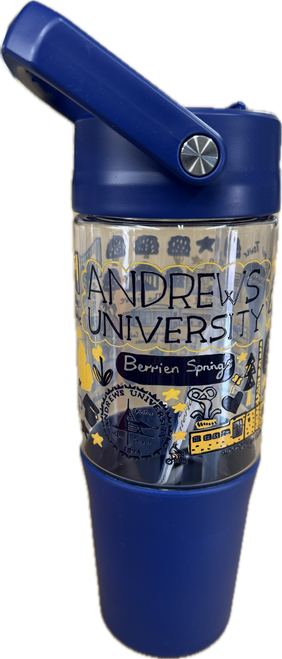 Neil - Quencher Collection 40oz - Campus Art Design - Blue