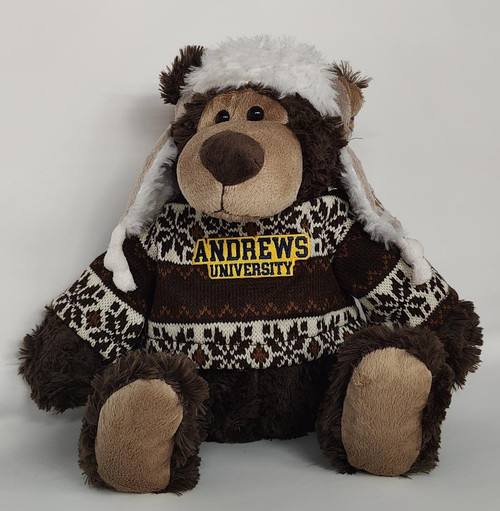 Big Cozie Bear w/ Embroidered Sweater