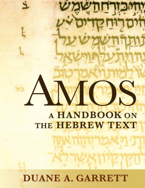 B -Amos - A Handbook on The Hebrew Text