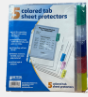 B - 5 Colored Tab Sheet protector