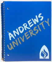 B - Notebook - 1 Subject 70 pages- Blue - Andrews University