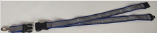 Detachable Lanyard - AU  White & Blue