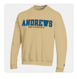 B - Champion, Sweatshirt, Old Yellow - Black Andrews over University