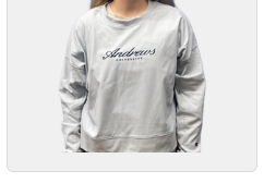 Champion - Women's Sueded Crew Silver Spotlight