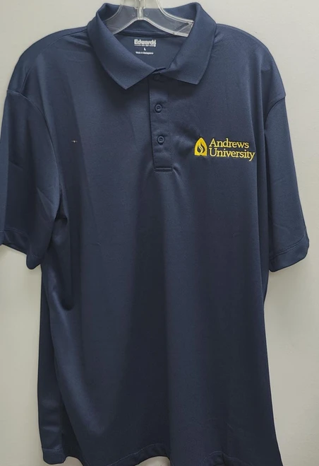 Edwards, Polo w/Gold Andrews University - Navy