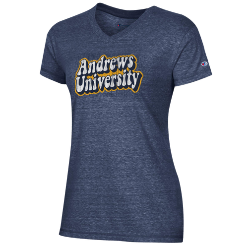 Champion, T-shirt Thriumph SS V-Neck, Marine Navy