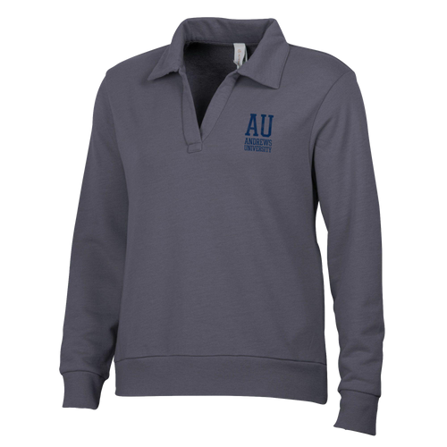 Alternative, Womens Collard Pullover, Dark Navy