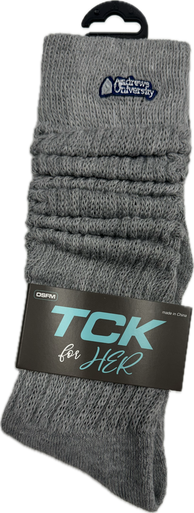 TCK  Socks, Grey with Andrews Flogo