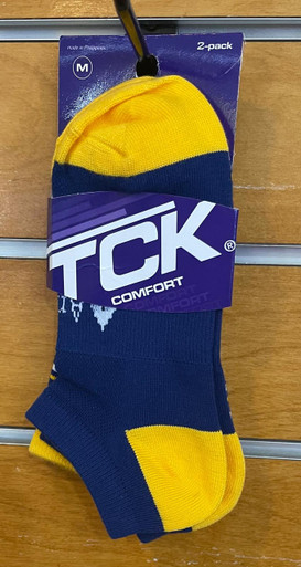 TCK Socks-Yellow w/stripes L