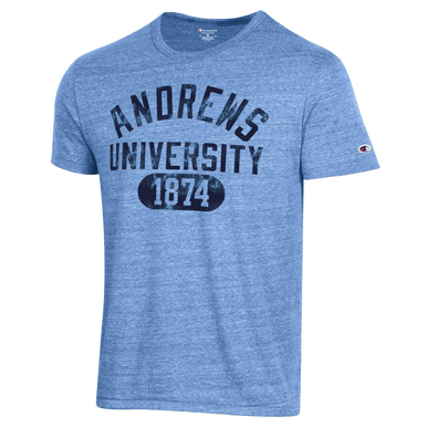 Champion, Tri-Blend T-shirt, Light Blue