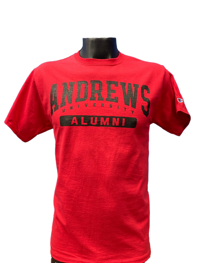 B - Champion, T-shirt, Red -  Andrews University with Alumni