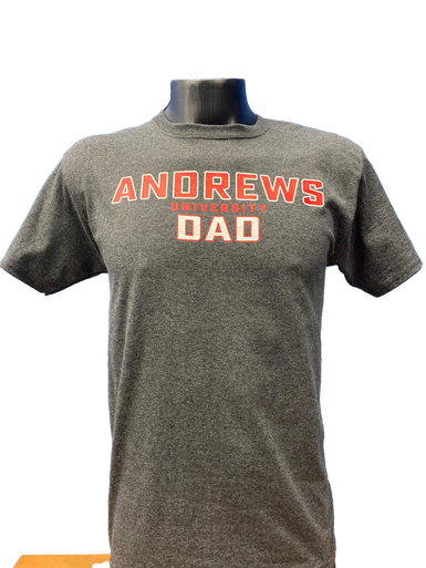B - Champion, T-shirt Charcoal - Andrews University with DAD