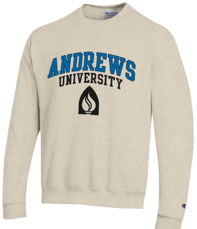 B - Champion, Sweatshirt - Andrews University w/Flogo
