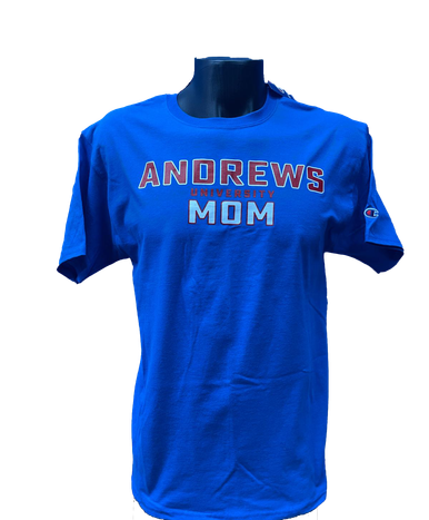 B - Champion, T-shirts, Blue - Andrews University