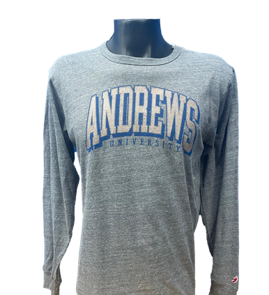 B - League, Long Sleeve T-shirt, Gray - Arch Andrews  over University
