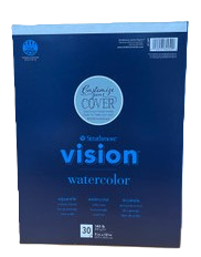B - Vision Watercolor Pad 9x12 30 sheet