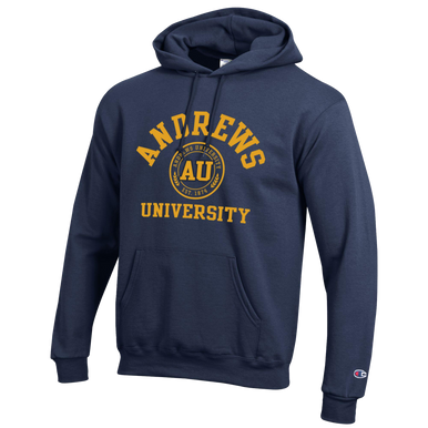 Champion, Hoodie Fleece, Marine Navy - Andrews University