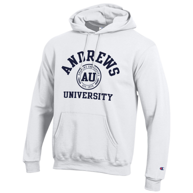 Champion, Hoodie, White - Powerblend Fleece