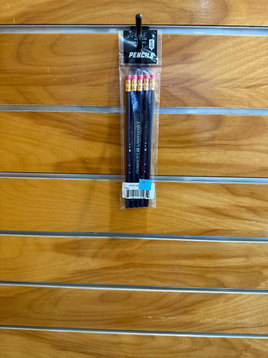 B - Pencils, Set of 5, Navy Blue w/Andrews University