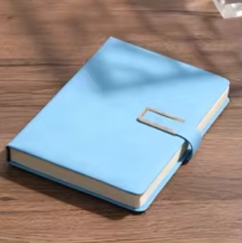 3 in 1 - Vintage A5 leather notebook with personalized soft cover - perfect for business meetings and college life