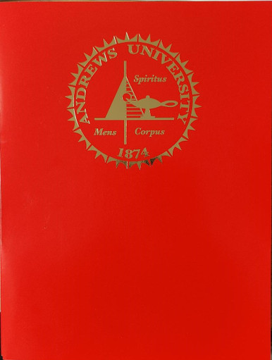 Folder Laminated - Twin Pocket w/AU Seal - Red