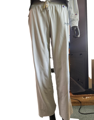 Champion - Women's Sueded Soft Touch Wide Leg Pant Silver