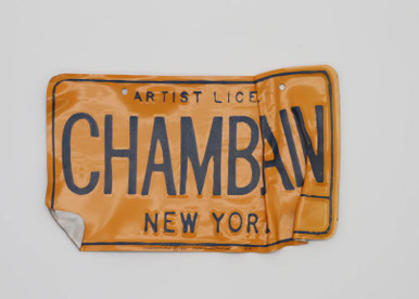 License Plate painting by Greg Constantine