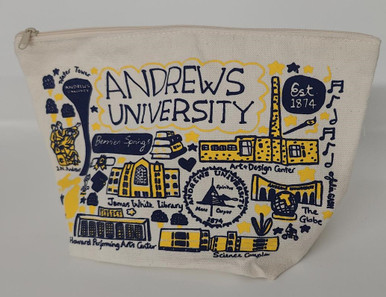 Natural Canvas Mae Zipper Case