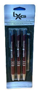 LXG Colorful Alunminum Ball Point Pen - Purple